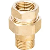 STOUT SFT-0044-000012 Разъемное соединение американка ВН, уплотнение под гайкой по плоскости, 1/2”