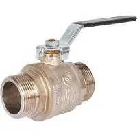 STOUT Кран  SVB-0005-000032 шаровой полнопроходной, НР/НР, ручка рычаг 1 1/4
