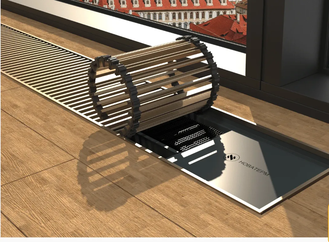 Внутрипольный конвектор Новатерм НТ-В-14/20/