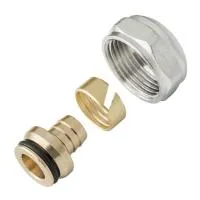 Соединитель конусный латунный с внутренней резьбой для труб многослойных Kan-therm Press