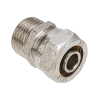 Обжимные латунные фитинги переходник, нар-цанга AQUALINK