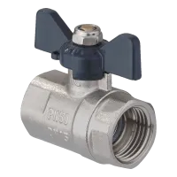 Кран шаровой  в бабочке полнопроходной,вн-вн запорная и регулирующая арматура AQUALINK