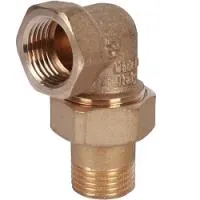 STOUT  SFT-0056-000012 Разъемное угловое соединение американка ВН, уплотнение под гайкой o-ring кольцо