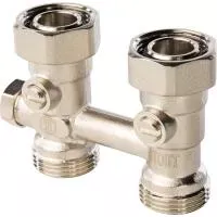 STOUT Узел SVH-0001-000020 нижнего подключения радиатора для однотрубной системы, прямой 3/4